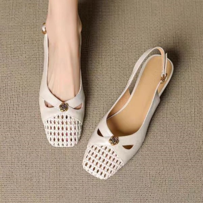 Shoes For Women Flats - Sandalias de punta cerrada de estilo
