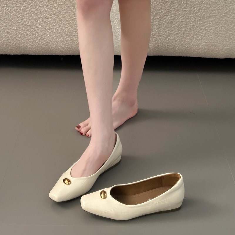 Shoes For Women Flats - Zapatos Planos de Piel de Oveja