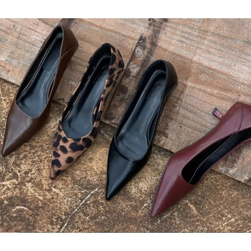 Women'S Shoes In Fashion - 2024 mujeres tacones altos sexis Borgoña