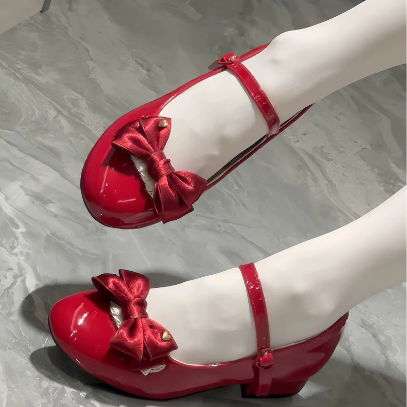 Mary Jane Shoes - Zapatos japoneses originales con lazo estilo