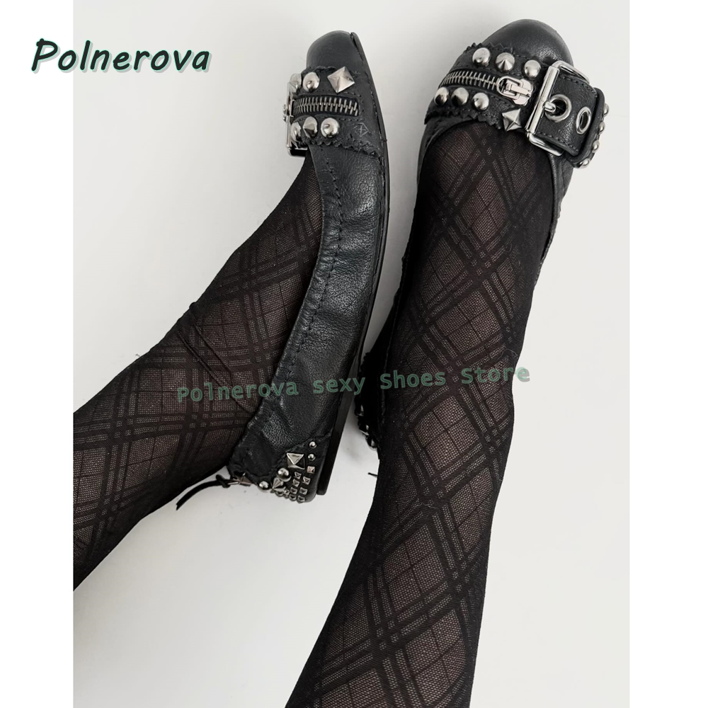 Mary Jane Shoes - Zapatos Mary Jane con Hebilla de