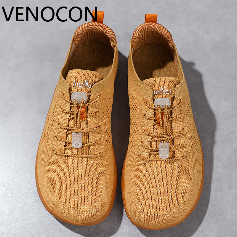 Women'S Shoes Zero Drop - VENOCON Zapatillas Minimalistas Barefoot con Puntera