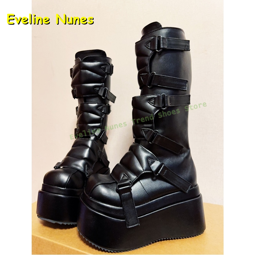 Women'S Shoes Y2K - Botas hasta la rodilla Cyberpunk Y2K