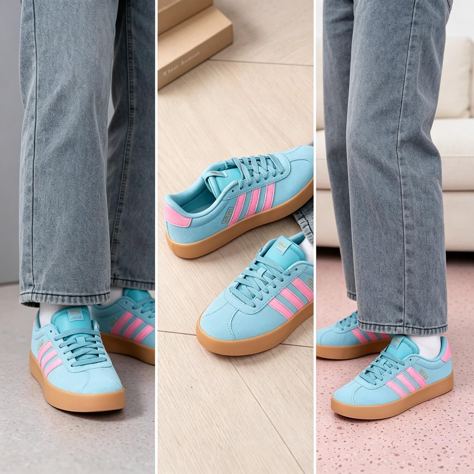 Women'S Shoes Pink Adidas - Zapatillas Adidas Retro de Gamuza Rosa