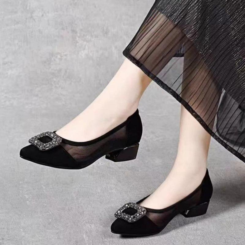 Women'S Shoes In Fashion - Elegantes Zapatos de Tacón Cuadrado con