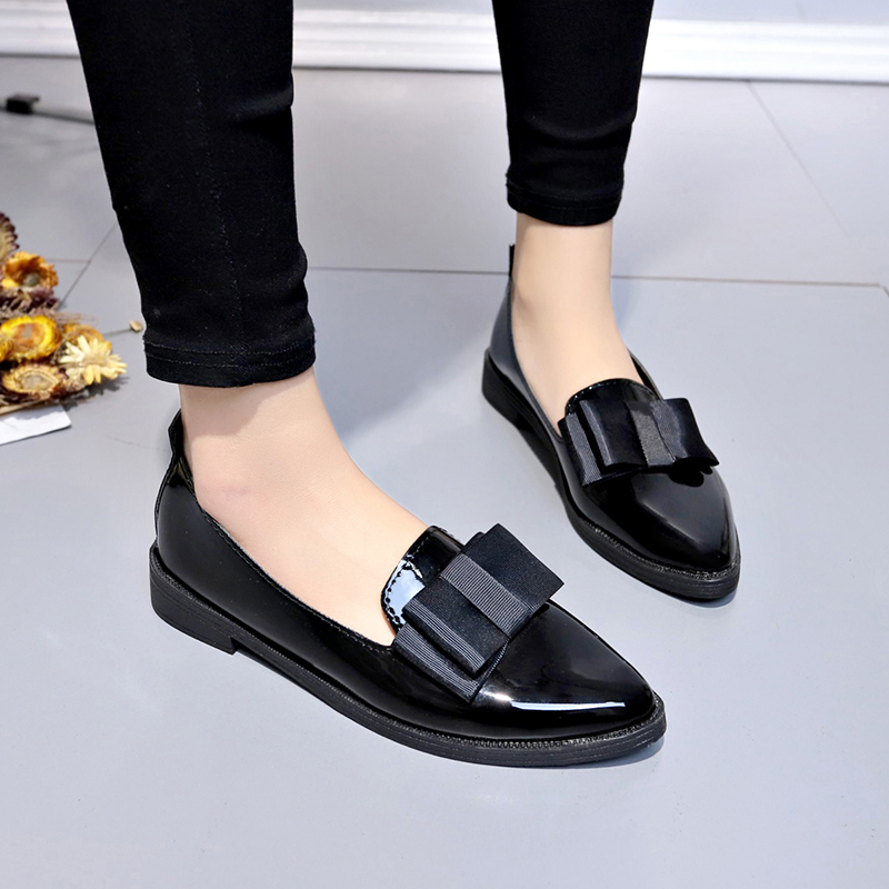 Zapatos Planos de Piel Sintéti - Shoes For Women Flats reseña y precio