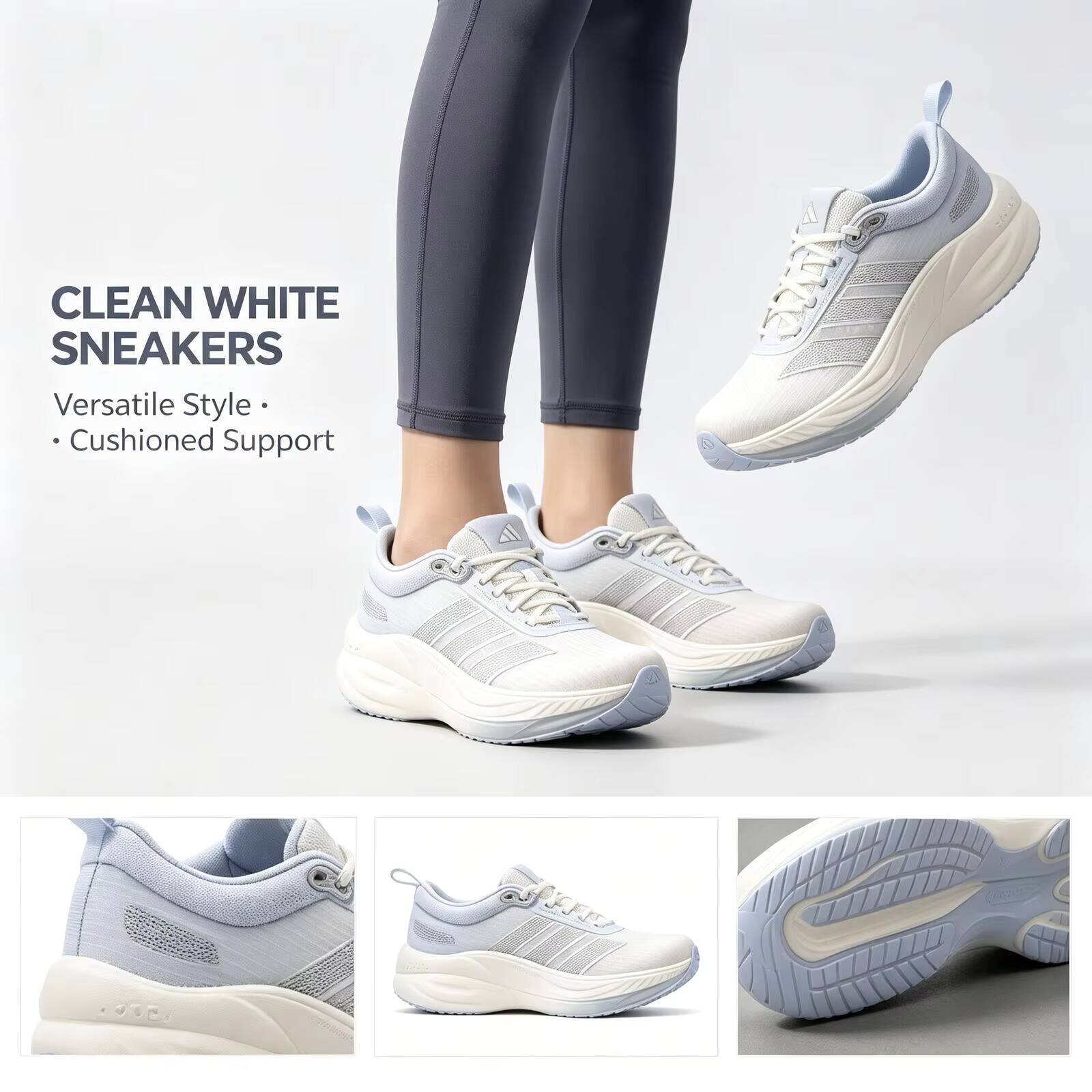Zapatillas Adidas blancas para - Women Shoes Zoom reseña y precio