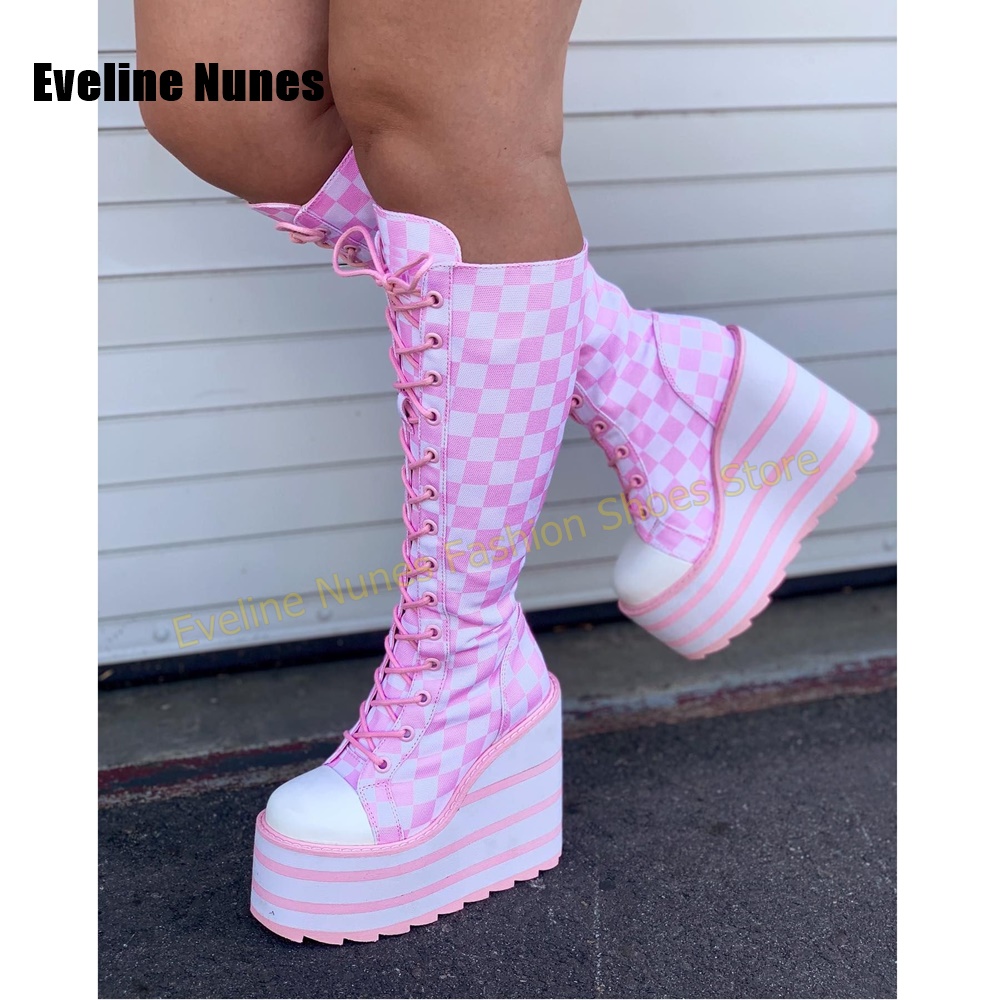 Botas de Plataforma con Estamp - Women'S Shoes Y2K reseña y precio