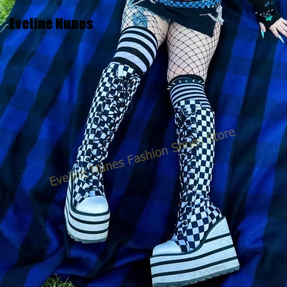 Botas de Plataforma con Estamp - Women'S Shoes Y2K reseña y precio