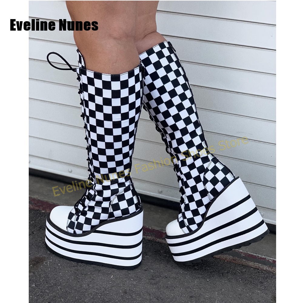 Botas de Plataforma con Estamp - Women'S Shoes Y2K reseña y precio