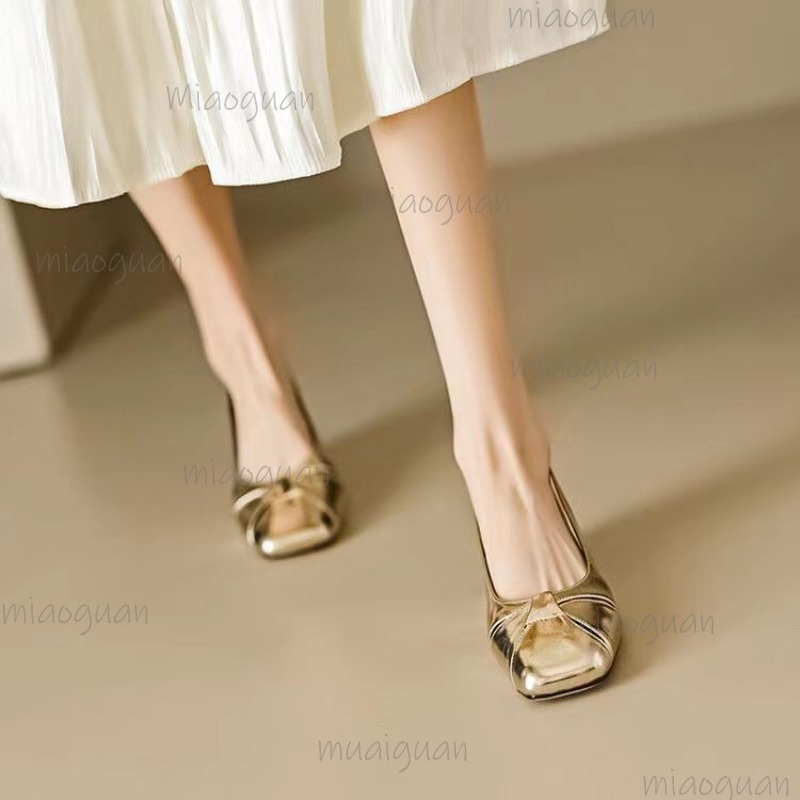 Zapatos De tacón bajo con cubi - Mary Jane Shoes reseña y precio