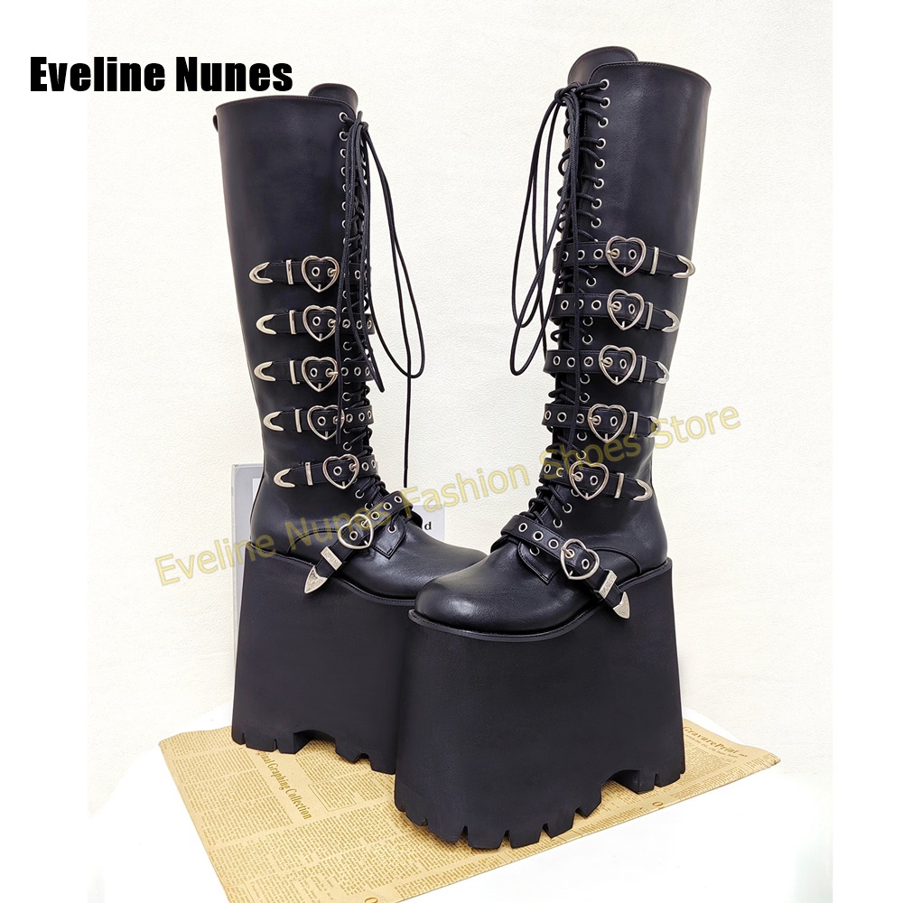 Botas de Plataforma Altas Esti - Women'S Shoes Y2K reseña y precio