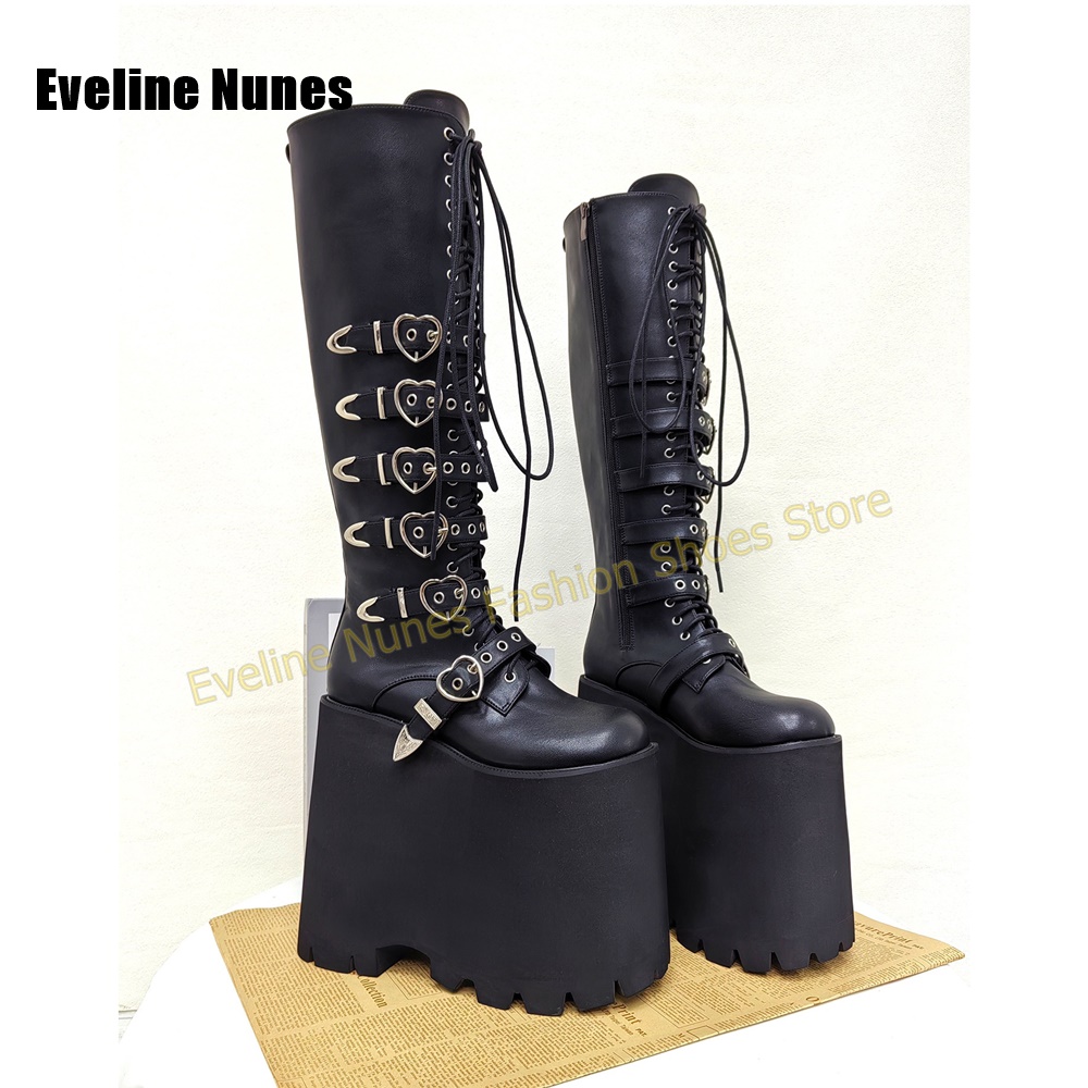 Botas de Plataforma Altas Esti - Women'S Shoes Y2K reseña y precio